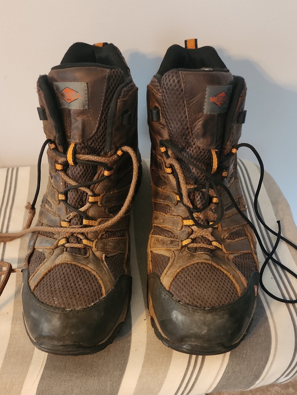 Merrell Moab Vertex Mid Waterproof Composite ToeWork Boots Brown & Black US 15M